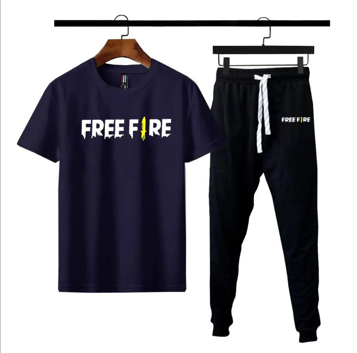 New Printed Tshirt + Trouser For Boys & Men - Summer Wear Tracksuit For Men & Boys