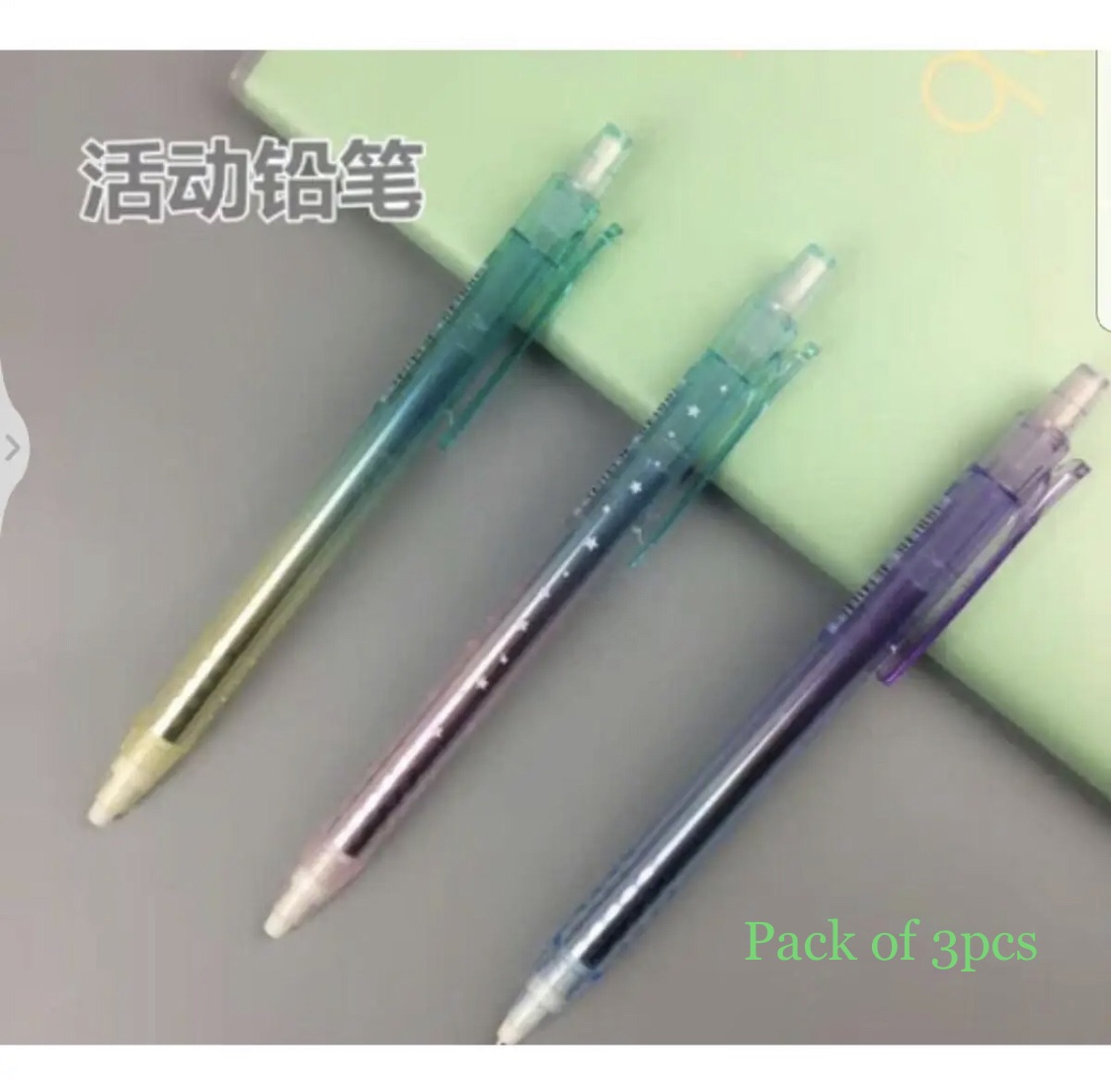 Morning Glory Mechanical Pencil Sweet 0.5mm Best Quality Pack Of 3pc Available In 3 Colours