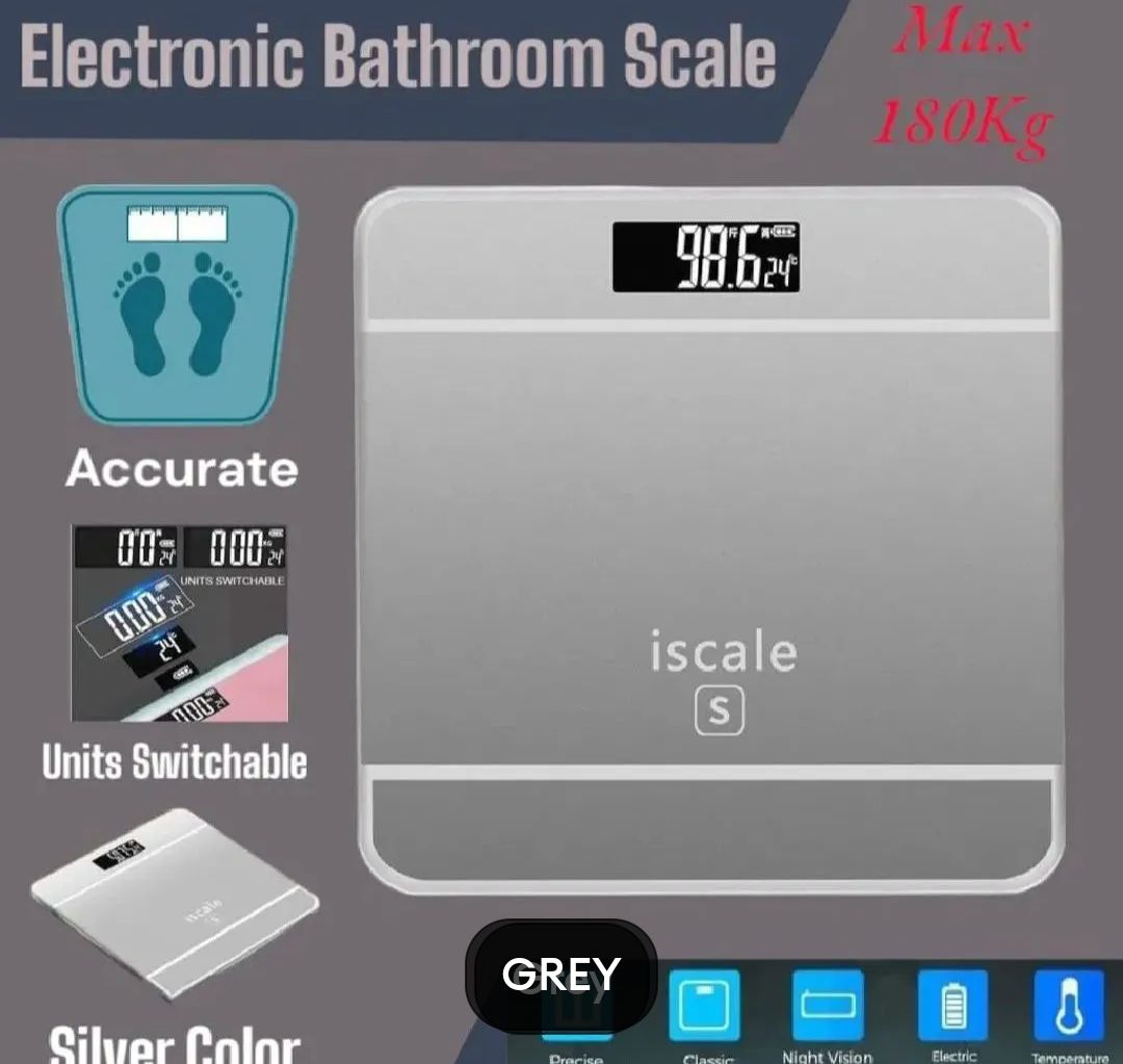 180kg Human Body Machine Scales LED Digital Display Electronic Weighting Display Floor Smart scale Balance Body Household Bathrooms scale scalage 180KG Analog Digital Weight Machine for Body Machine Digital Weight Machine Body weight Machine.