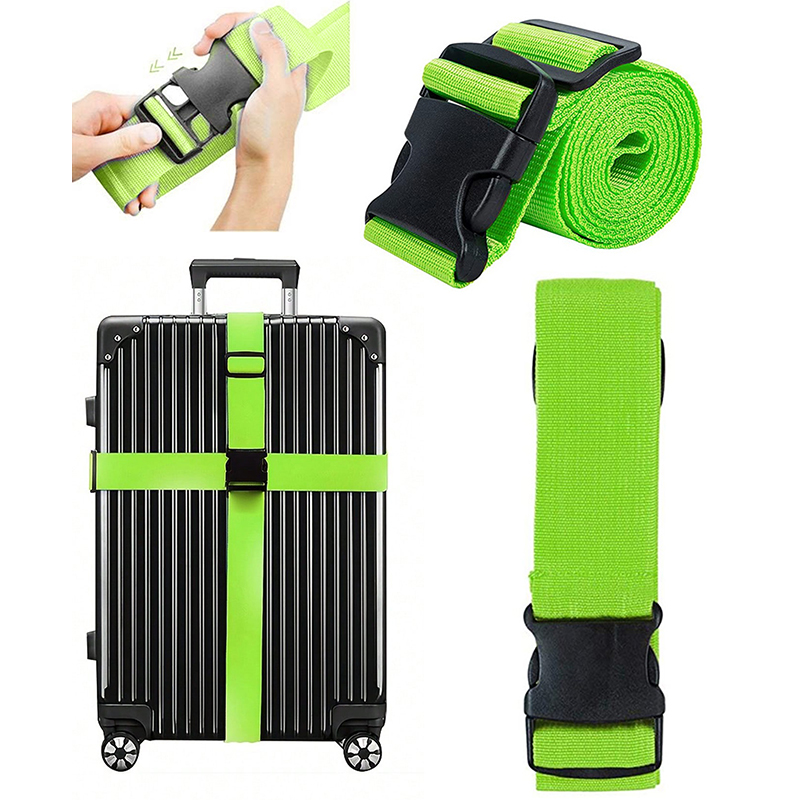 NEW Straight Shaped Luggage Straps for Suitcase,Luggage Belt with Adjustable Release Buckle Travel Accessory,Easily Identified