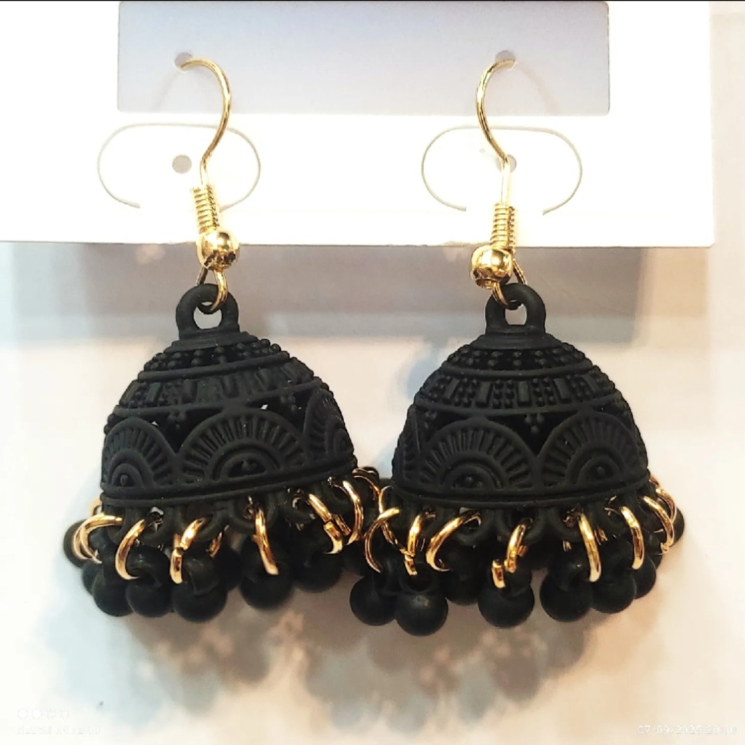 Matte Jhumki Earring For Girls And Women Style Lokk Matte Finish Casual And Party Wear