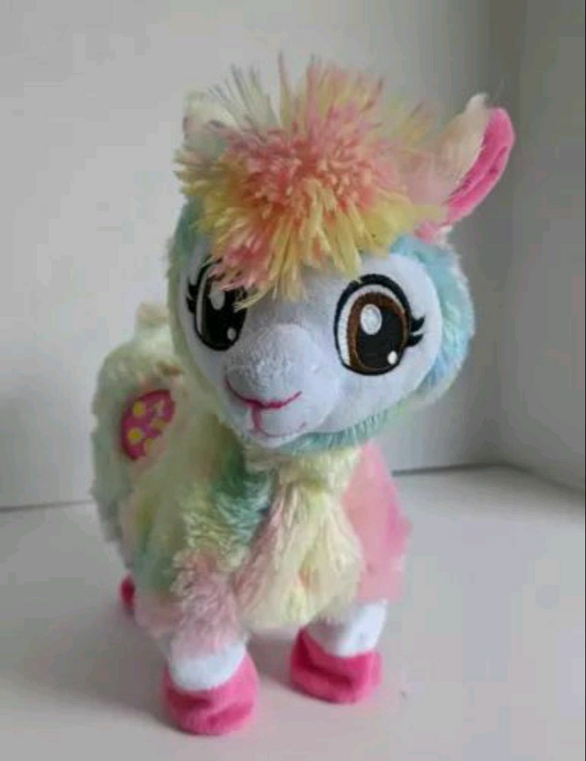 (J). Pets Alive Rainbow Bonnie The Booty Shakin Llama Battery-Powered Dancing Robotic Toy by ZURU,  (UK lot excellent condition without original box)