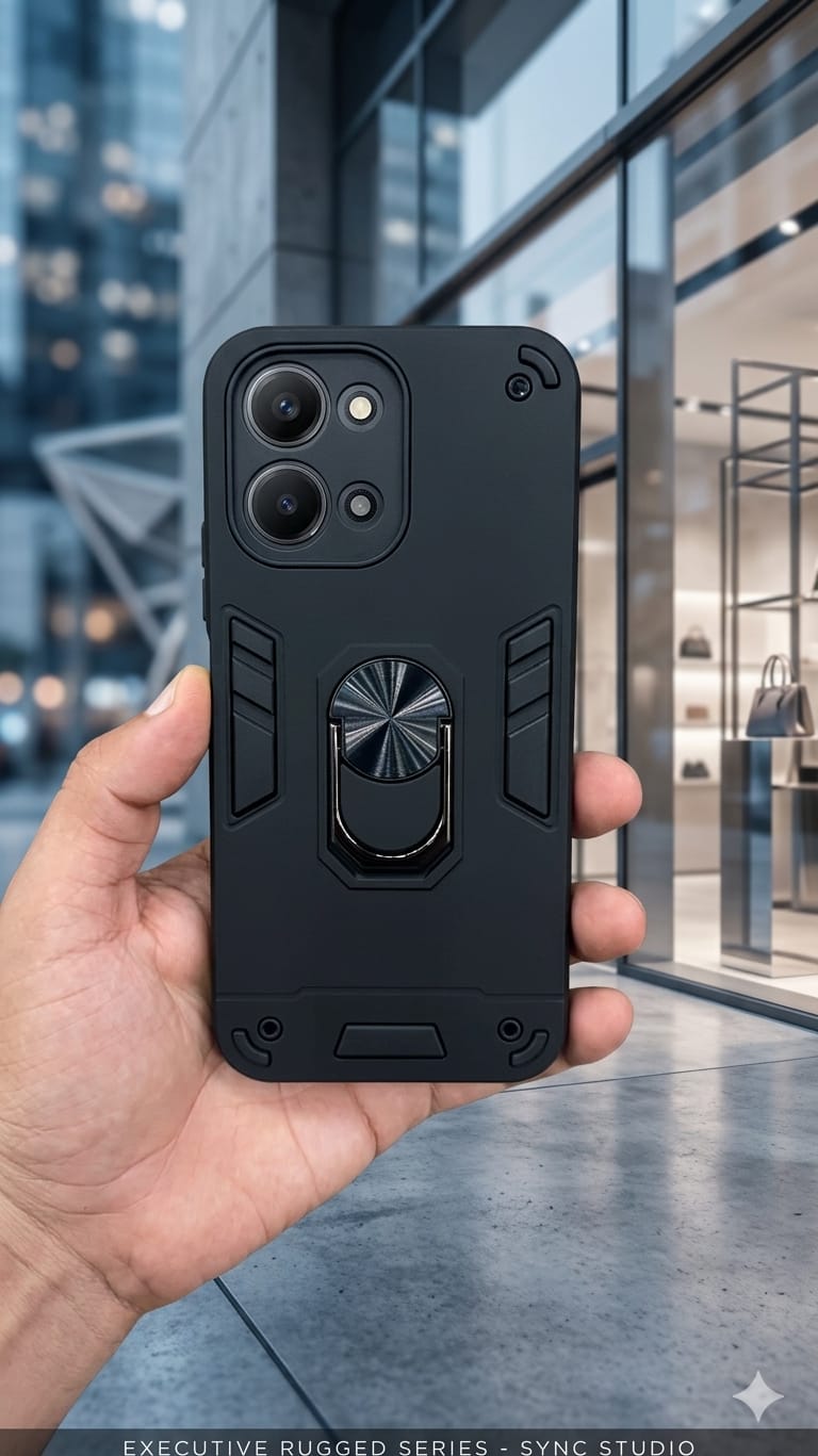 Vivo Y31D Phone Cover TPU Hard Ring Car Ring Bracket Shockproof Back Cover