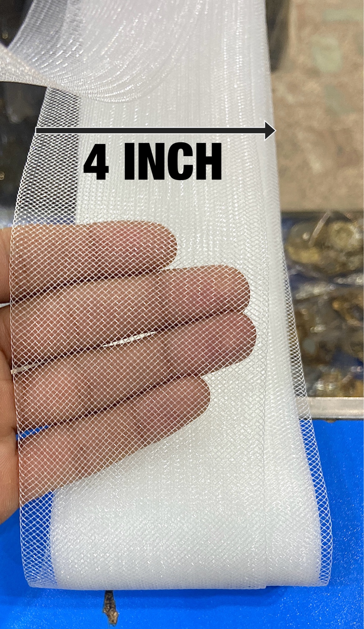 Cancan strip hard size 4 inch 25 yard horsehair braid lace cancan lace patti..