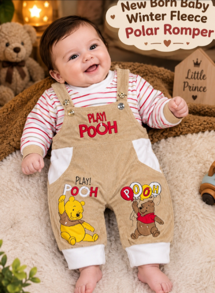 new born baby fleece romper  / new born baby polar romper suite