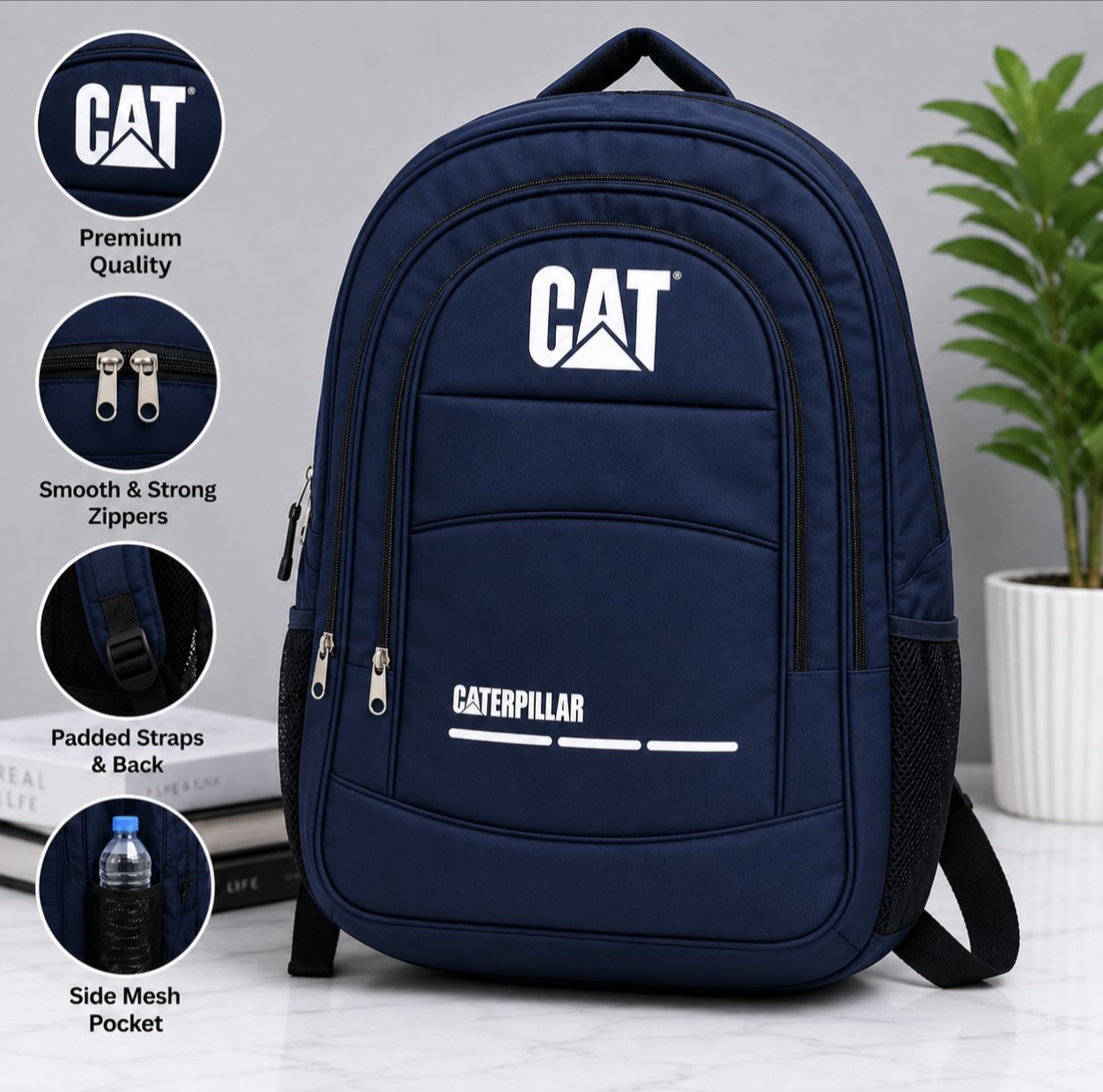 Water Resistant Nylon Laptop Travel Backpack For Women Durable Everyday Bag Multiple Pockets For Organized Storage