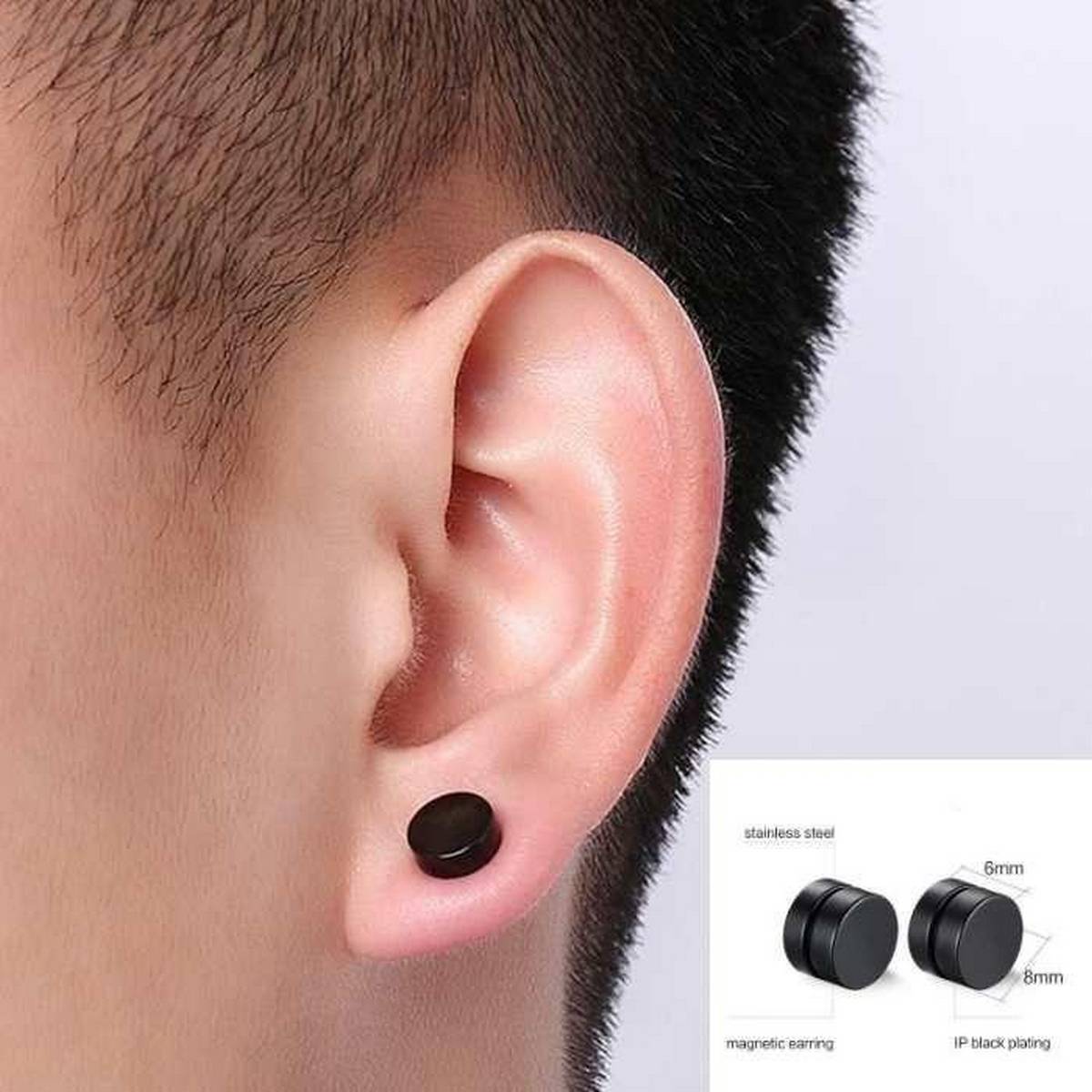 Beautiful Pair Of Magnetic Ear Stud Unisex For Non Piercing