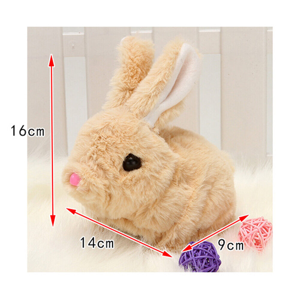 Electric Walking Cute Rabbit Plush Toy With Music