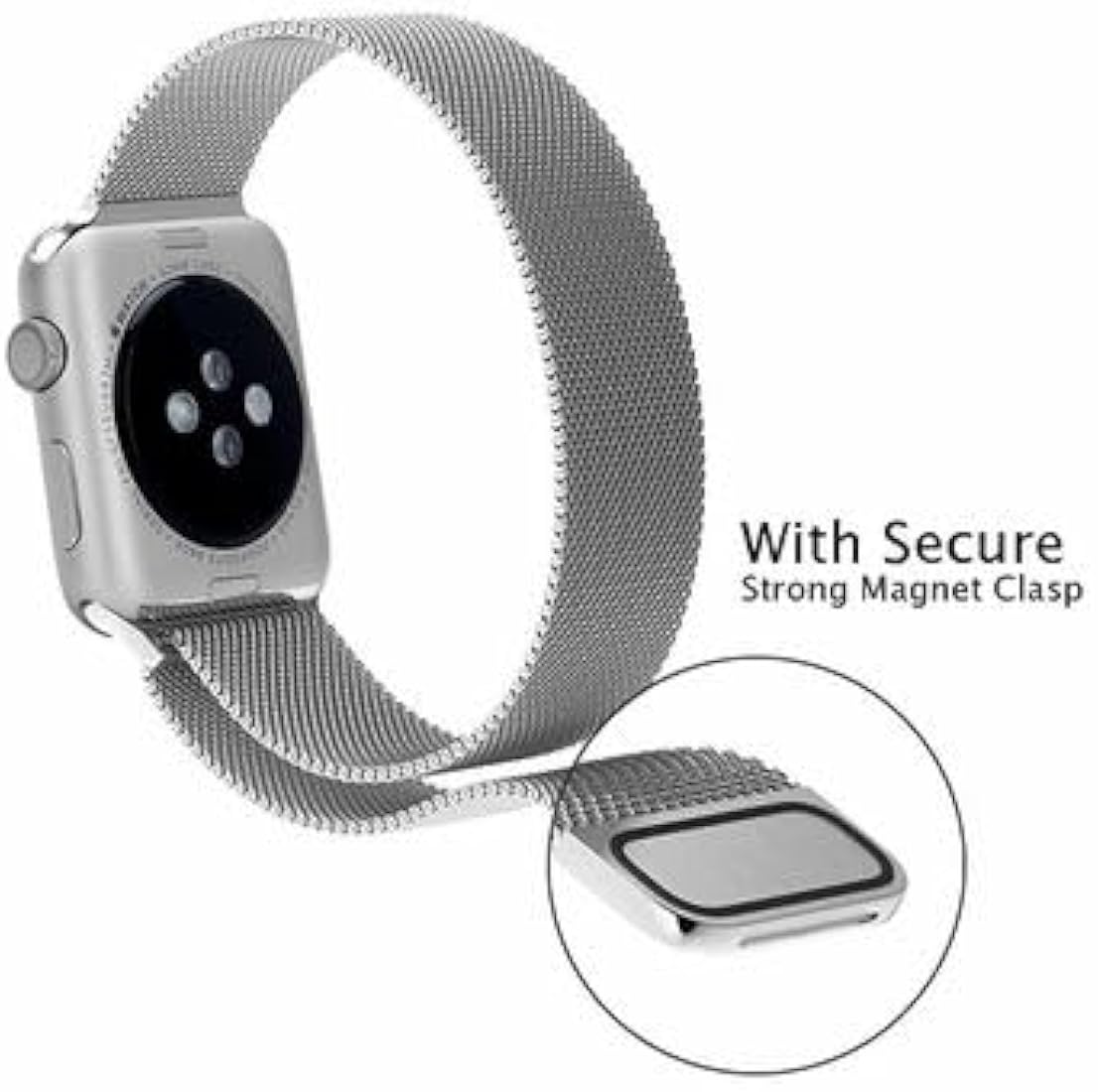 Premium Magnetic Chain Straps For 42mm/44mm/45mm/49mm - Magnetic Chain Straps For Smart Watch