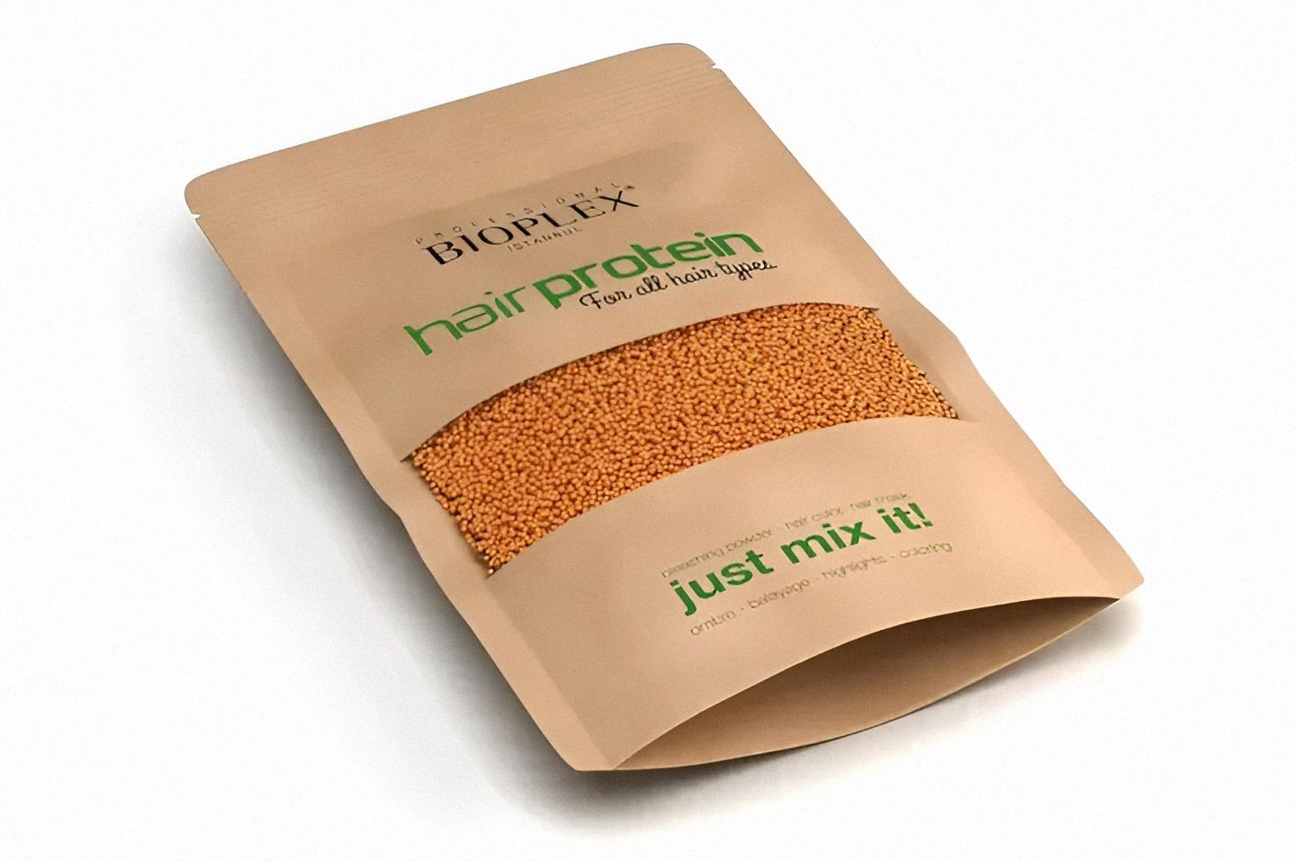 Bioplex Hair Protein Treatment -No Damage Hair Fir Bleaching And Colouring  Golden Protein Balls - Create Beautiful Blonde -50g