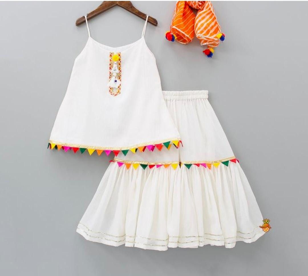 Baby Garara Dress with Short Shirt / High Quality, Trendy - Fashionable and Premium Quality Kids' Outfit