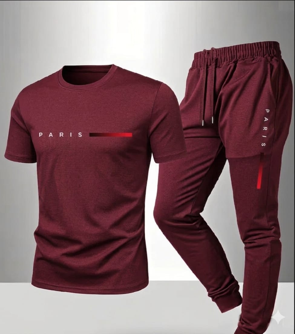 NEW ARRIVALS 2 PC  SPORT'S WEAR PRINTED SUMMER TRACKSUIT FOR MEN _ SOFT AND COMFORTABLE FABRIC SUMMER TRACKSUIT FOR MEN _TRACKSUIT FOR MEN_ PREMIUM T SHIRT AND TROUSER SET PRINTED SUMMER TRACKSUIT FOR MEN_TRACKSUIT FOR BOYS. ( MULTIPLE COLORS