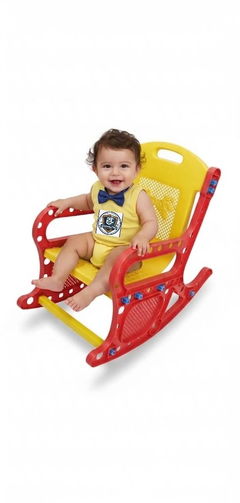 Rocking chair for kids / Baby Rocking chair / Rocking chair in plastic / baby easy chair