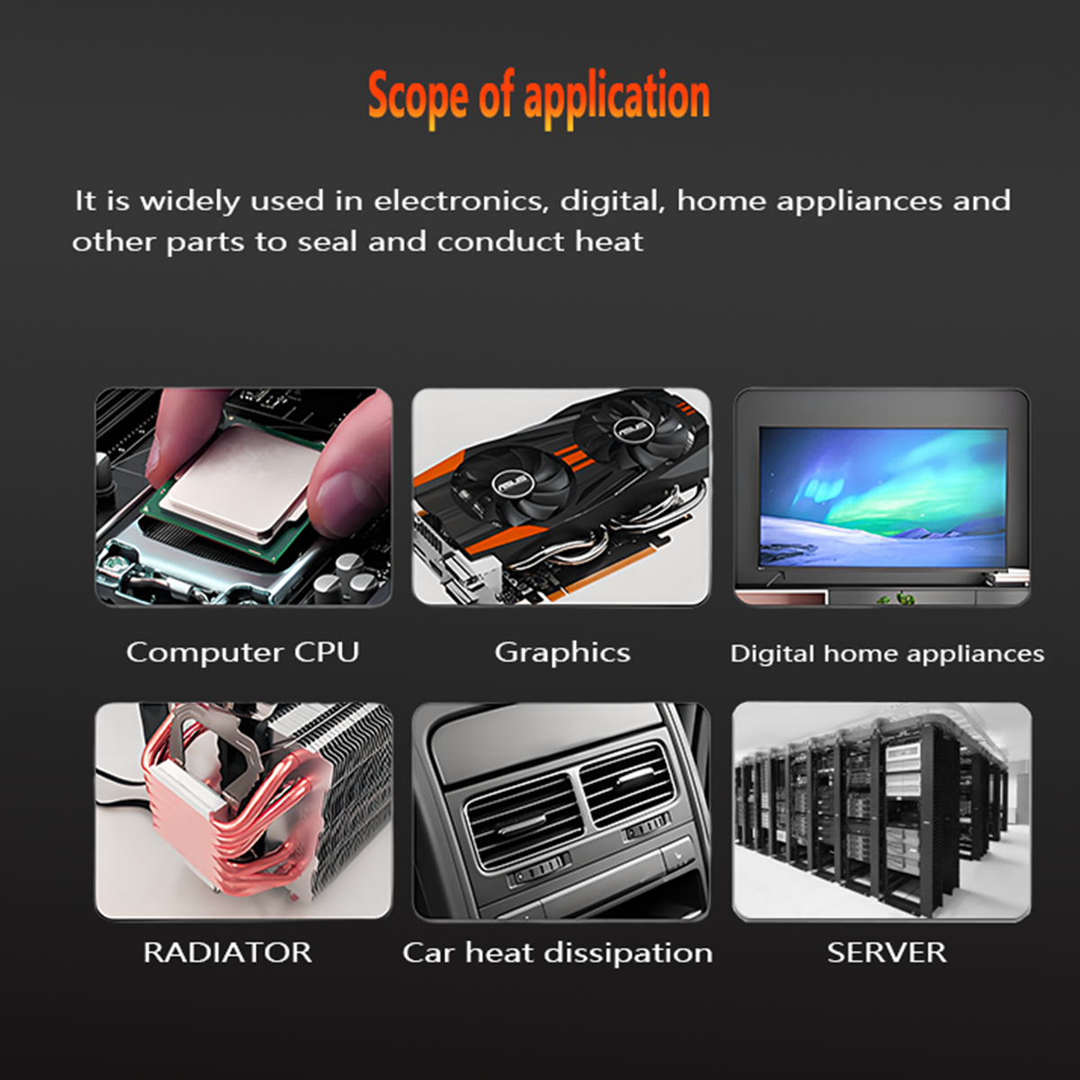 TUMMASTER CPU Thermal Paste Thermal Grease 18.8W/m-k High Thermal for Gaming PC Case Cooling PS5 Processor