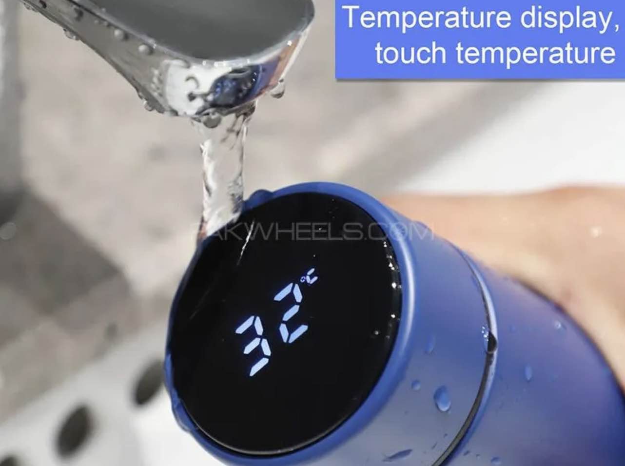 Temperature Water Bottle, LED Temperature Display, Hot Cold Vacuum Flasks, stainless Steel Thermos, LED 500ML Smart Thermos