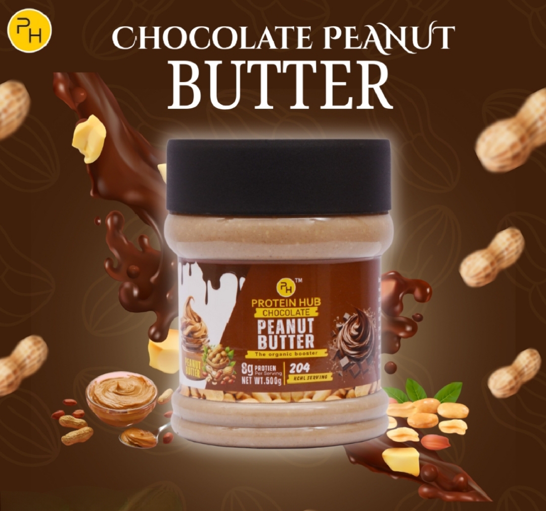 Protein Hub Chocolate Peanut Butter - 500 gm ( Half Kg )
