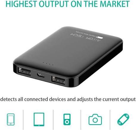 Pocket size power bank 5000 MAH for all mobile phones