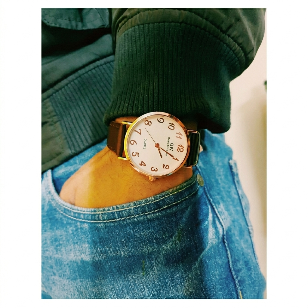 Women Leather Strap Watch