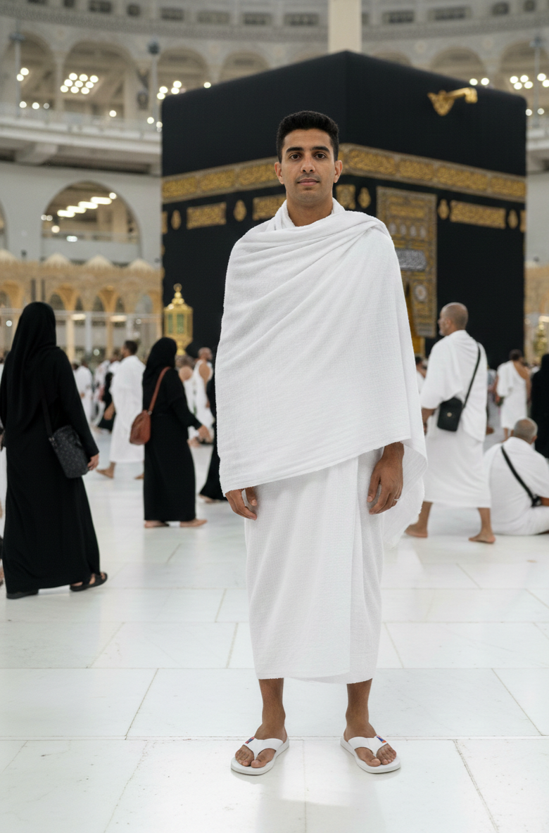 Umrah & Home Slippers for Men & Women Comfortable Soft Indoor Outdoor Footwear Lightweight Daily Wear Sandals Islamic Hajj Umrah Pilgrimage Shoes Casual Anti Slip House Slippers Soft EVA Material Durable Summer Slippers White and Other Colors Unisex