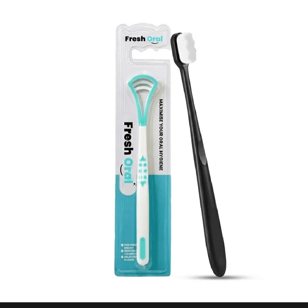 Cleaner Toothbrush Mouth Dental Care Brush Bad Breath Oral Fresher Hygiene Tools Deep Clean For Oral Health Use After Toothbrush For Fresh Breath
