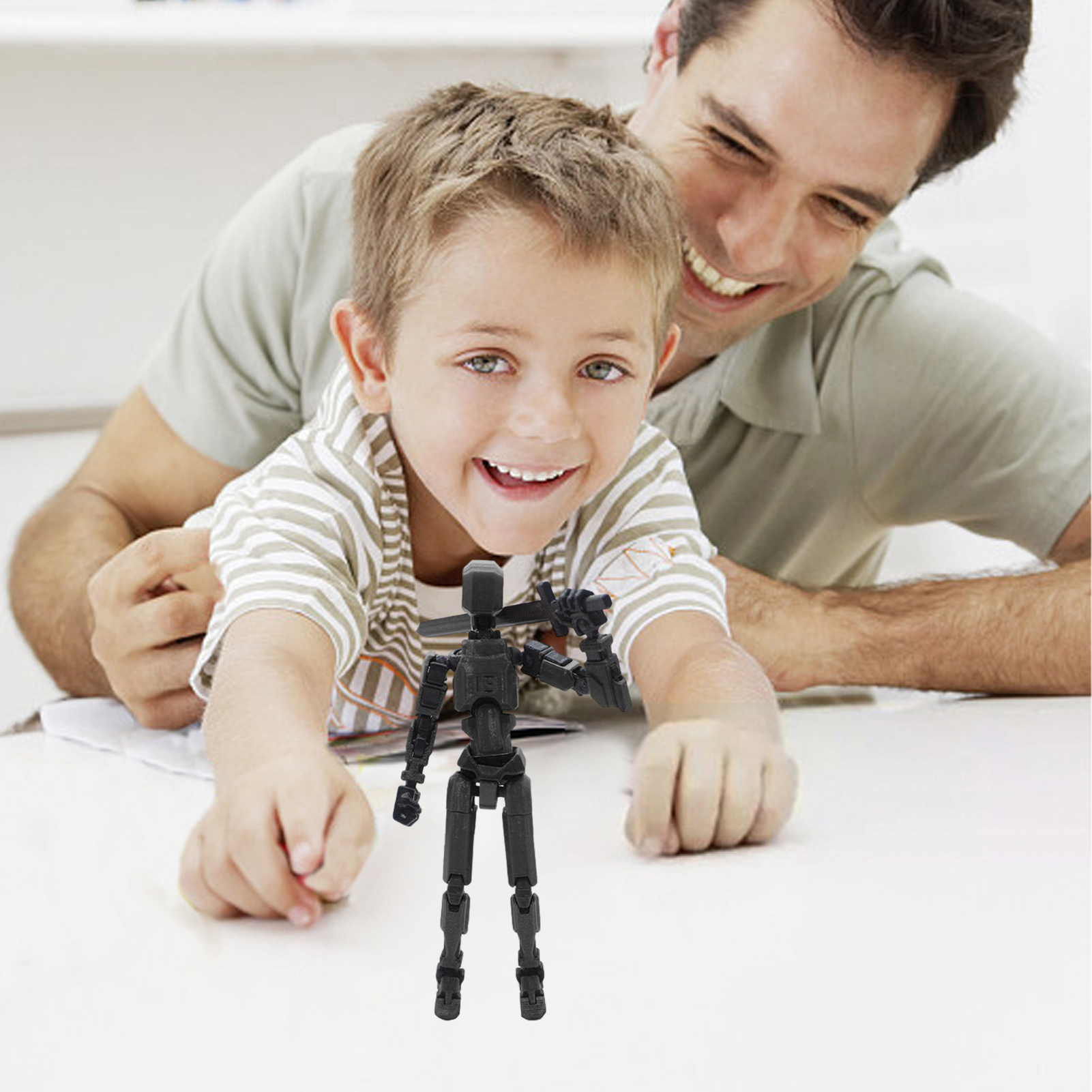 1PCS 13 Joints Figure Articulate Movable Dummy Doll Diy Assembly Toy 3D Printed Action Figure Stop Motion Animation Dummy