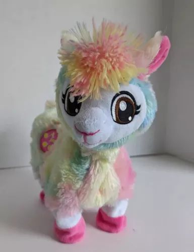 (J). Pets Alive Rainbow Bonnie The Booty Shakin Llama Battery-Powered Dancing Robotic Toy by ZURU,  (UK lot excellent condition without original box)