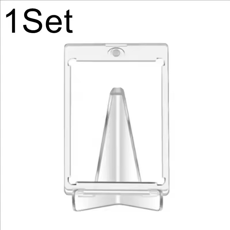 Magnetic Card Holder Support Set Protectors Hard Plastic Sleeves Trading Display Case For Pokemon Baseball Sports