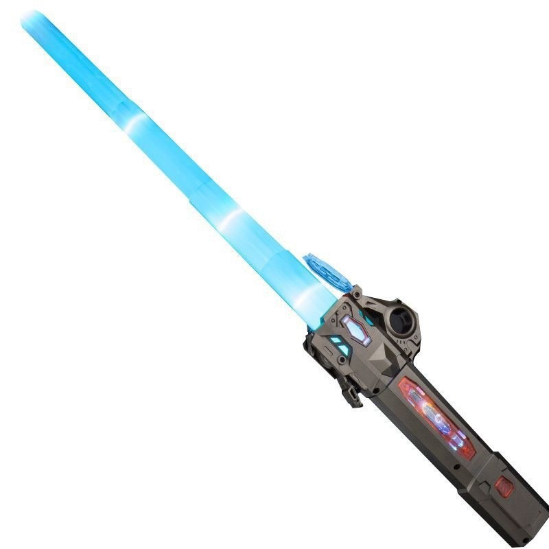 Children's boy laser sword planet telescopic light-up sword two-in-one multicolor flashing fluorescent stick toy