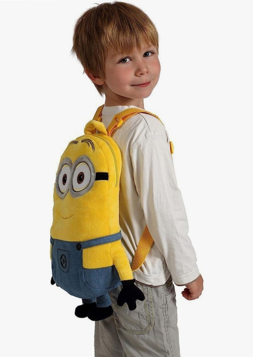 Despicable Me Minion Plush Backpack, admittedly does