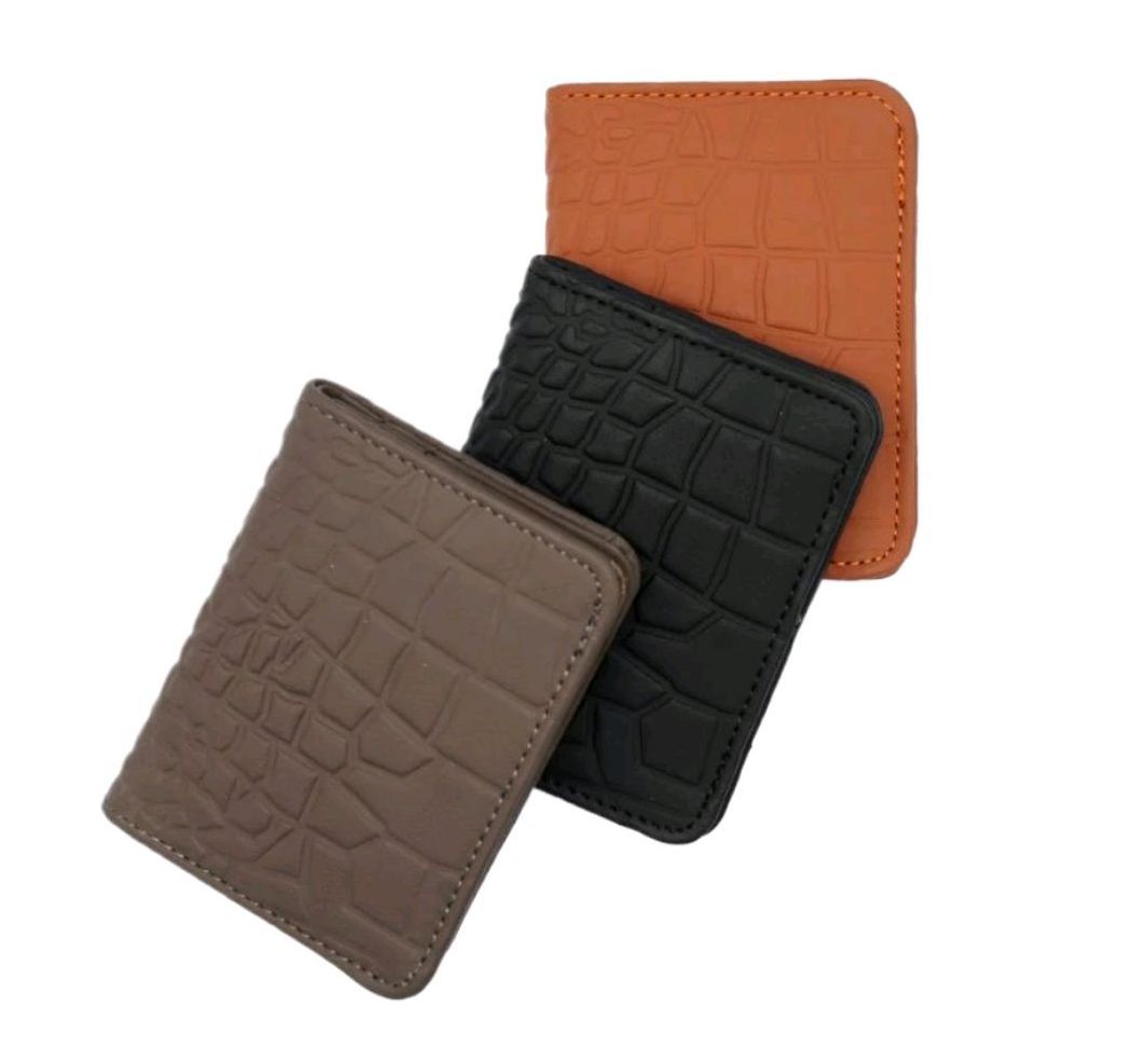 Leather Wallet For Men And Boys | Crocodile Pattern Wallet | 6x Card Holder Pocket 1x Main Compartment | Pocket Friendly Wallet