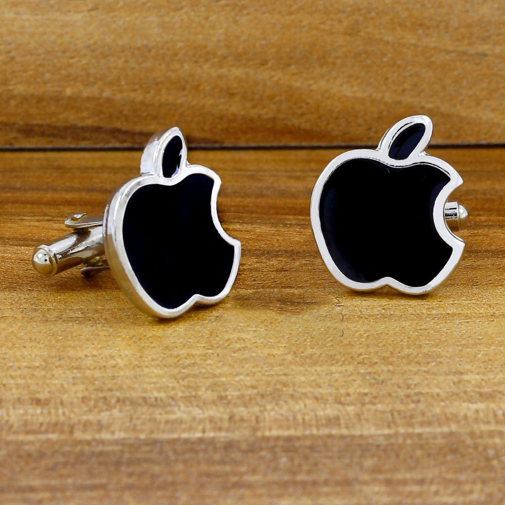 Black Metal Cufflinks for Men