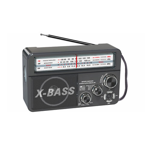 Portable Solar Panel Radio with USB & TF Card | FM/AM/SW 3 Band | Rechargeable Battery | Built-in Torch Light | MP3 Player | Emergency Solar Charging Radio.