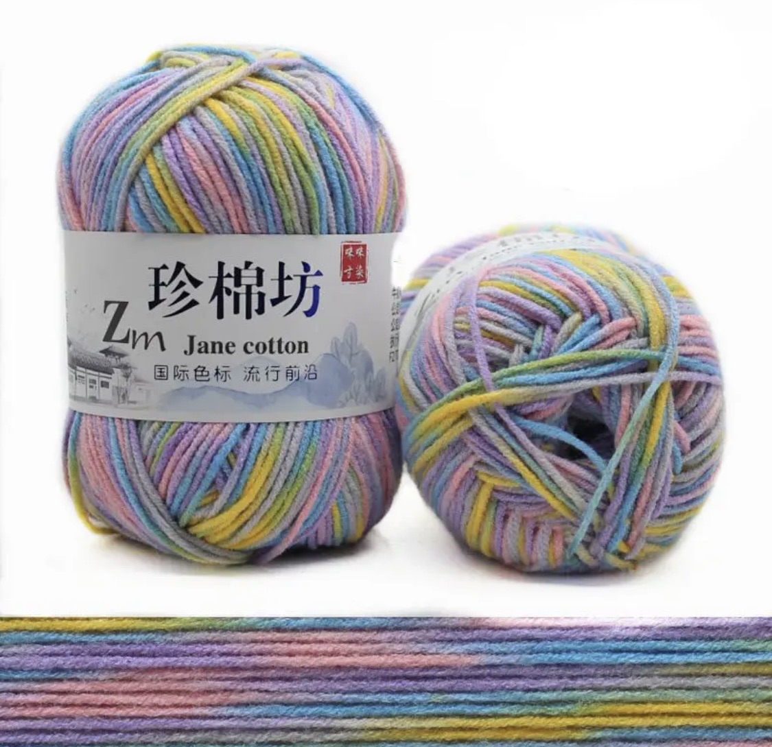 Threadart Crochet 100% Pure Cotton Yarn Set | Pastel Colors | Pack Of 6 Skeins Each 50 Grams | Worsted Medium #4 Yarn | 85 Yds Per Skein - Foto 8