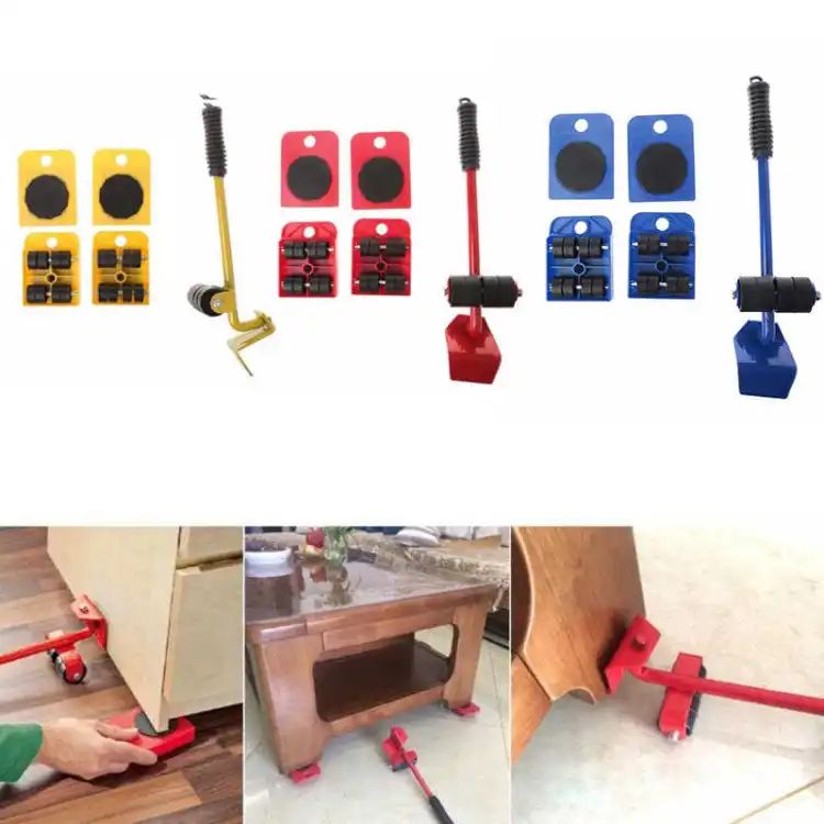 Furniture Lifter Mover Tool Set Furniture Lifting Wheels (5PCS