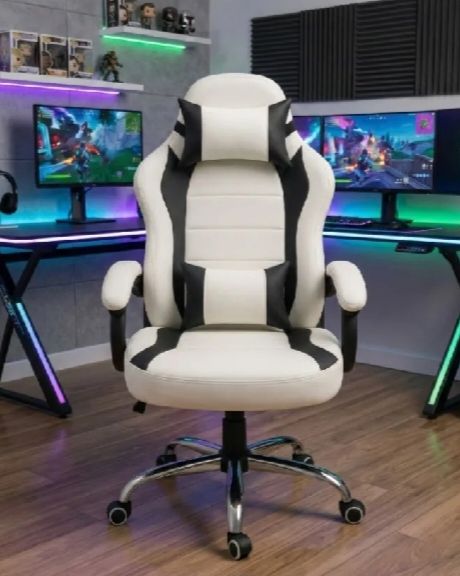 Gaming chair/Ergonomic office&Gaming chair/Lumbar&Neck support/360° Swivel/Reclining Computer chair