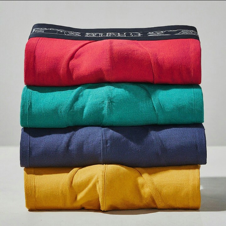 Boxer For Men Pack Of 3 - Random Colors , Looks pack of 3 boxers for men, Underwear for men Pack of 3, Men's underwear high quality