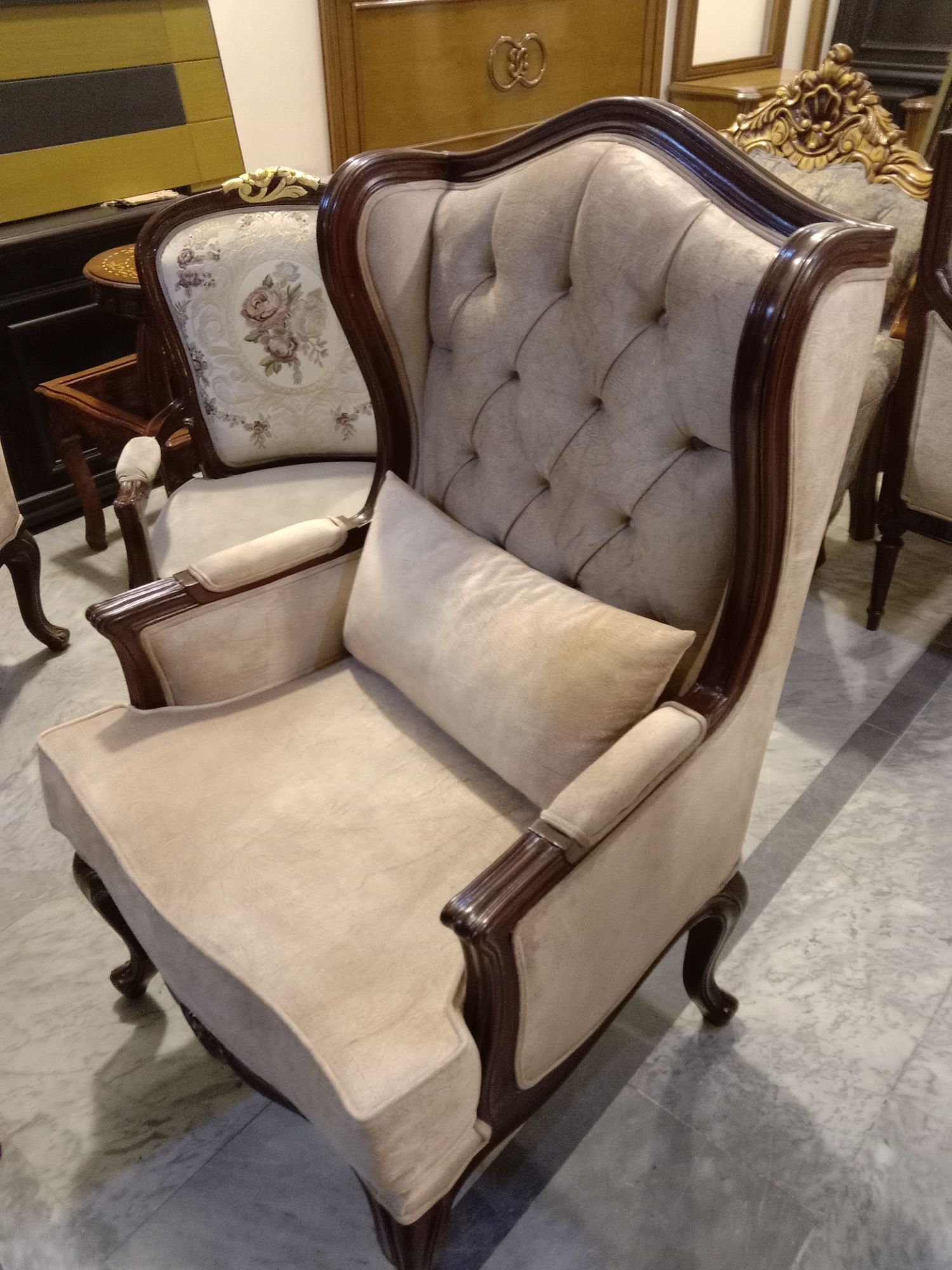 Royal Wing Chair/Bedroom Chair (Single)