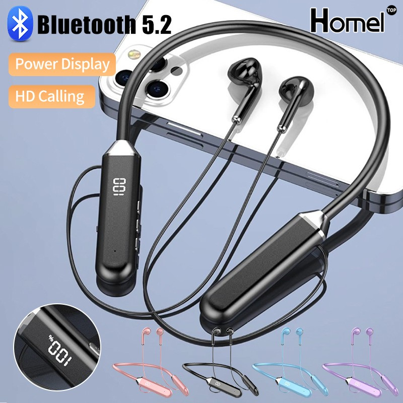 G02 Sports Neckband LED Digital Display On Ear Wireless Headphones Dynamic Plastic Mobile Phone Earphone with Volume Control / with Microphone / Noise-isolating Headset