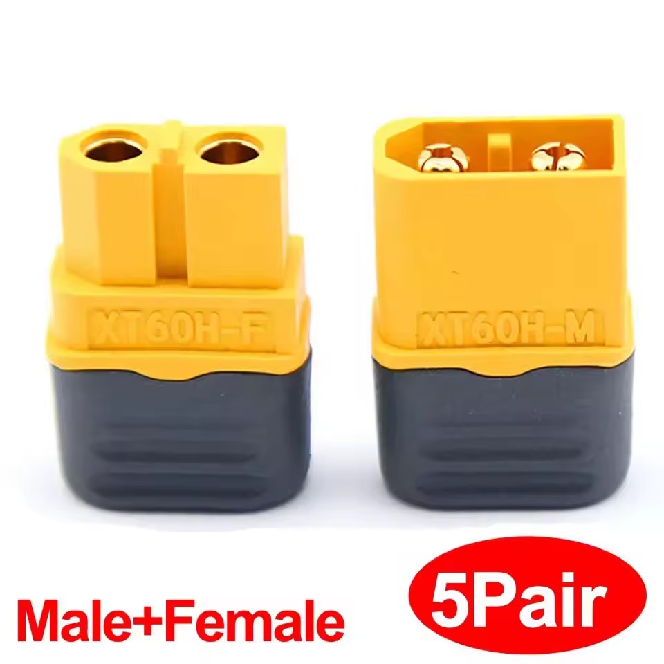 Male & Female Connector XT60 XT90 Plugs Wire Cable Connectors Adapter with Sheath Housing for RC Battery Car Airplane