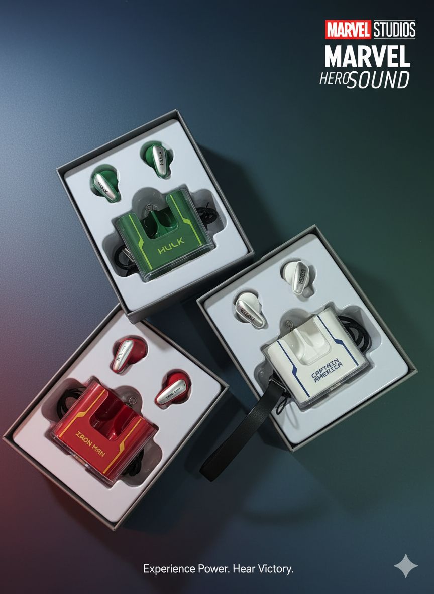 MV-23 Marvel Avengers Themed True Wireless Bluetooth Earbuds