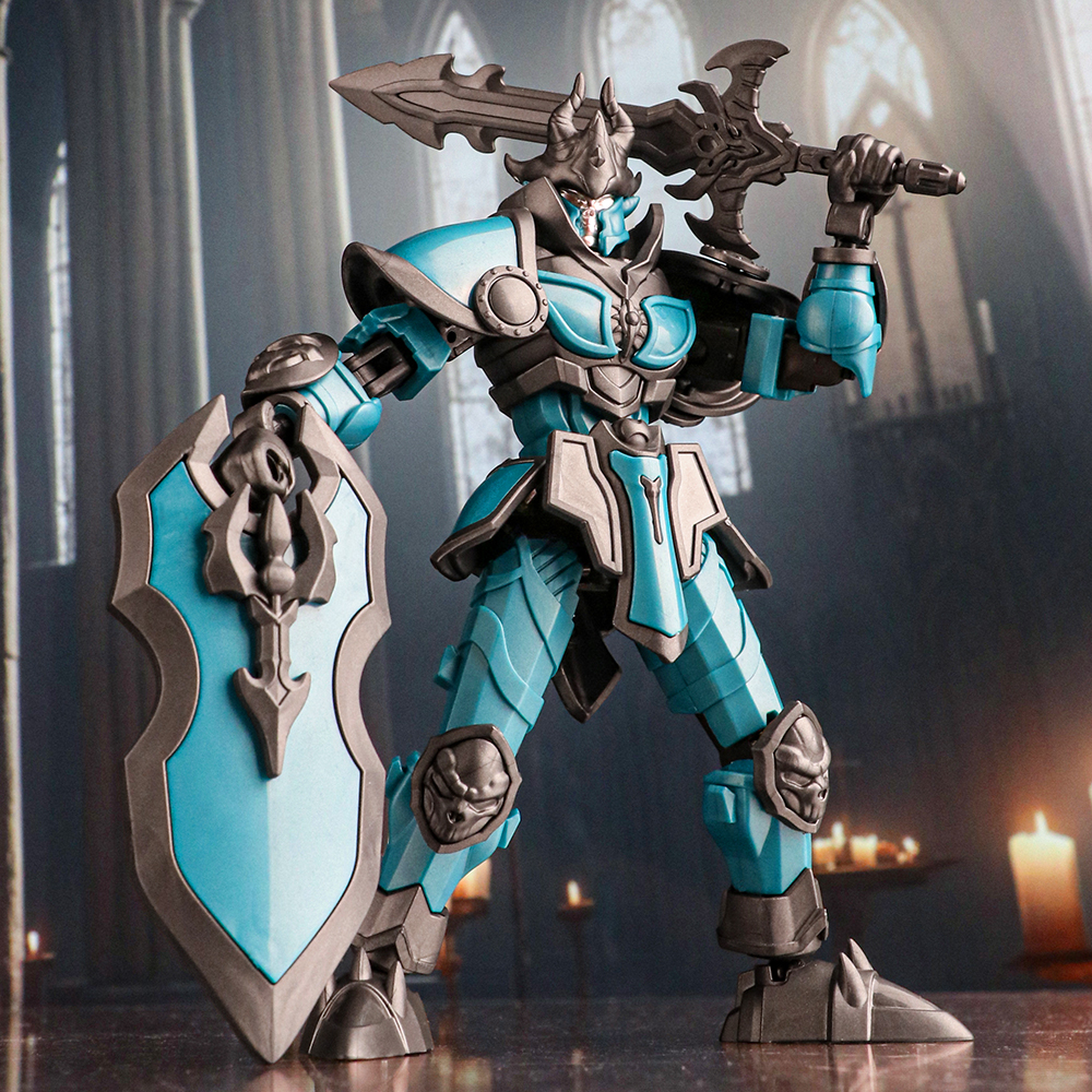 Lucky 13 Movable Joint doll King Arthur Lich King Knight Robot Assembly Toy Model Boy 