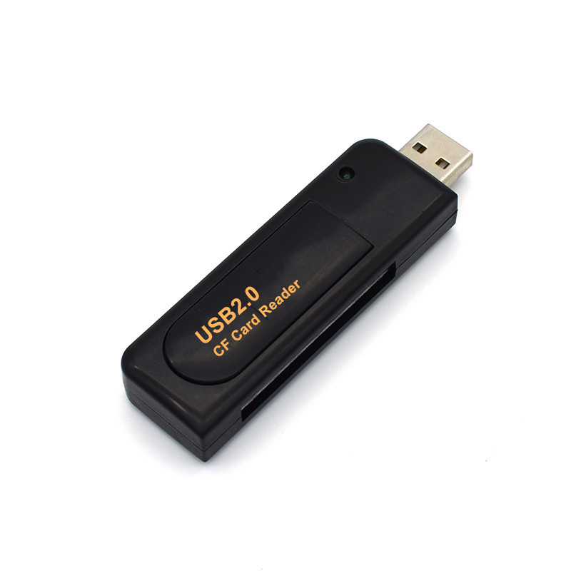 USB 2.0 CF Card Reader for CCD Digital Camera Compact Flash Memory Card Viewer Writer Data Transfer Adapter Extend Memory Dongle
