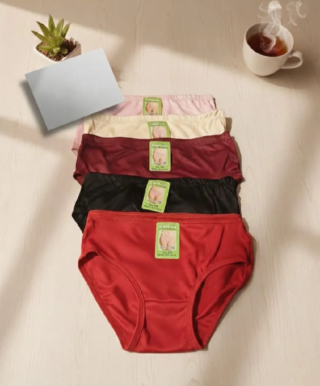 Pack of 5 cotton briefs for girls _ underwear comfortable cotton panties for Women's