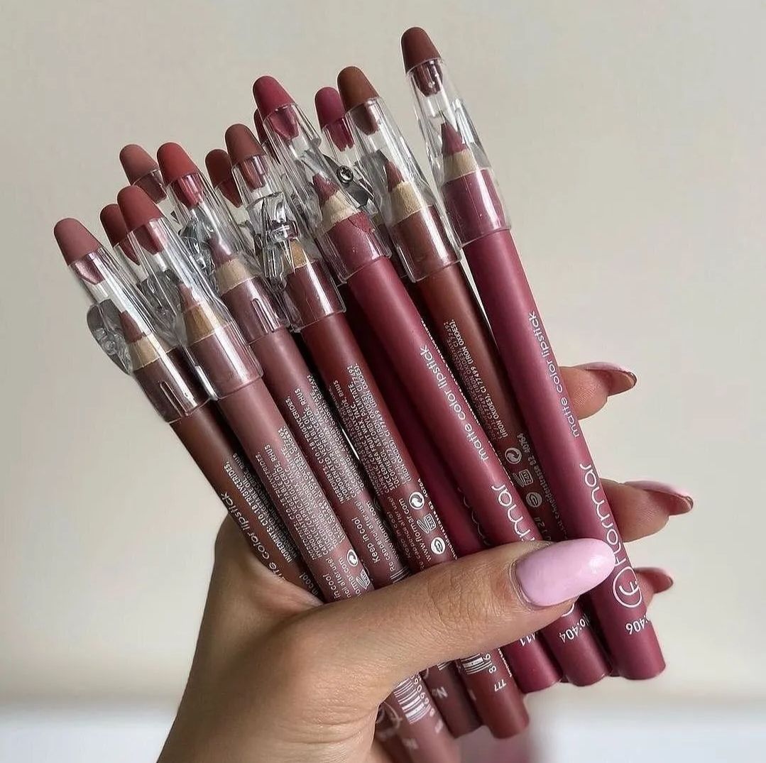 Dark Brown Lip Pencil - Long Lasting Lipliner & Lip Crayon | Brown Lipstick Pencil Lip Liner For Women
