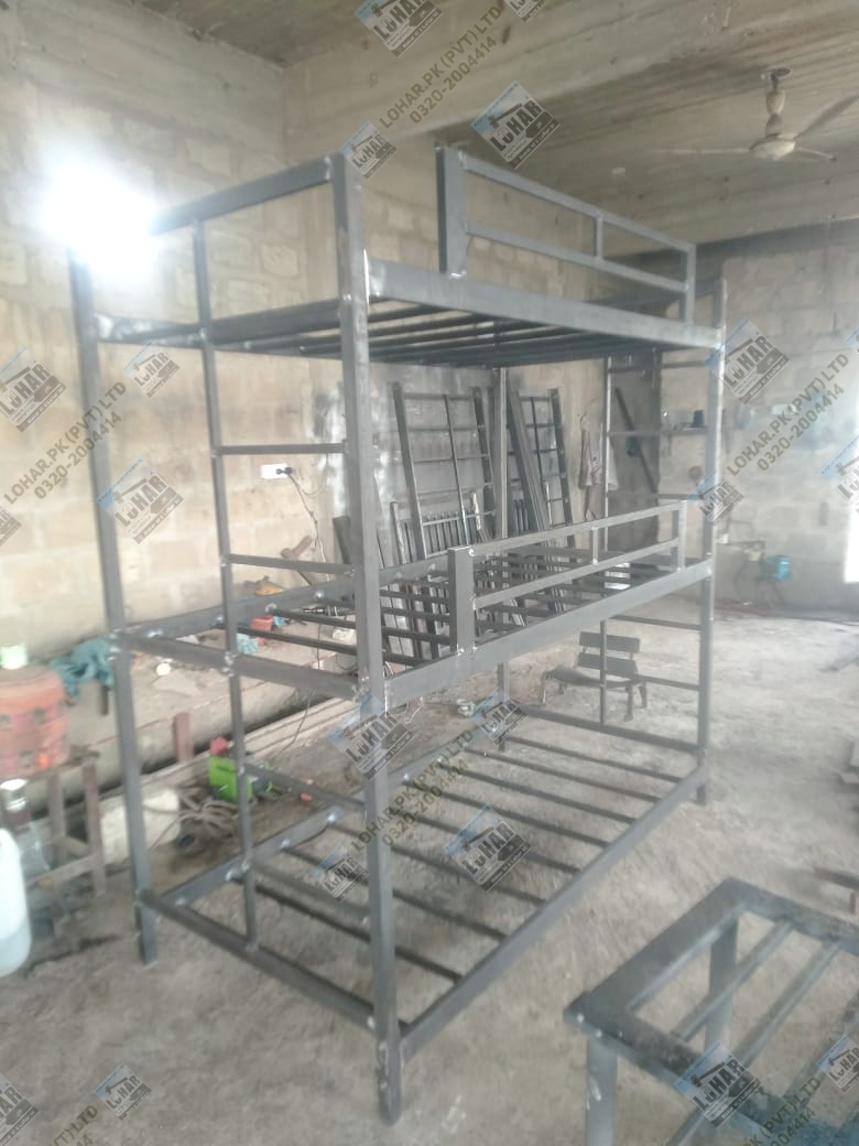 Metal Bunk Bed Triple storey / Iron Three Tier Bed