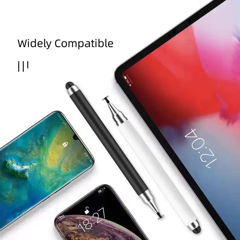 2 in 1 Stylus Pen Touch Screen Pen Universal for Mobile & Tablet | Stylus Pen for Android | Touch Pen High Precision Drawing Writing | Capacitive Stylus Pen Dual Tip Mobile Touch Pen No Charging