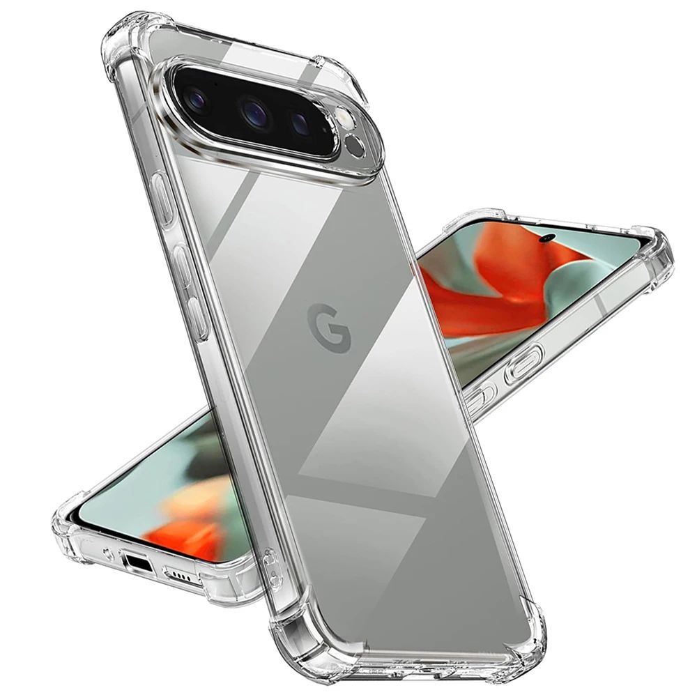 Google Pixel 7 /7A /7 Pro/6 Pro/6A/6/8/8a/8Pro/9/9Pro/9 Pro XL Transparent Back Cover Clear Crystal Cover
