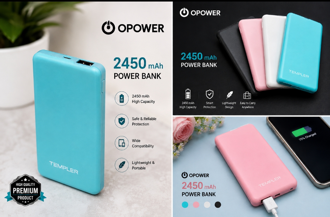 Universal Portable Charger Power Bank 2500 MAh Power Bank External Battery /mobile Power Bank 2450mah