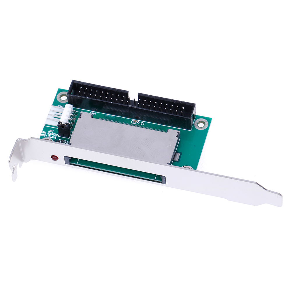 PCI Bracket Back Panel Computer Connector And Connections 40-Pin CF Compact Flash Card To 3.5 IDE Converter Adapter
