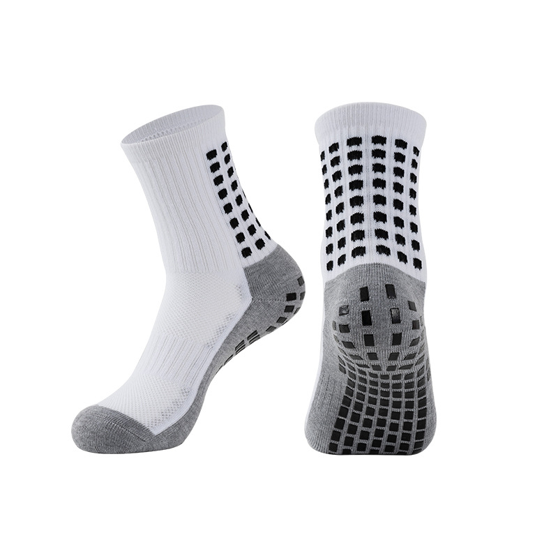 Anti-slip Football Socks Non-slip Soccer Basketball Tennis Outdoor Sport Socks Grip Cycling Riding Men Socks